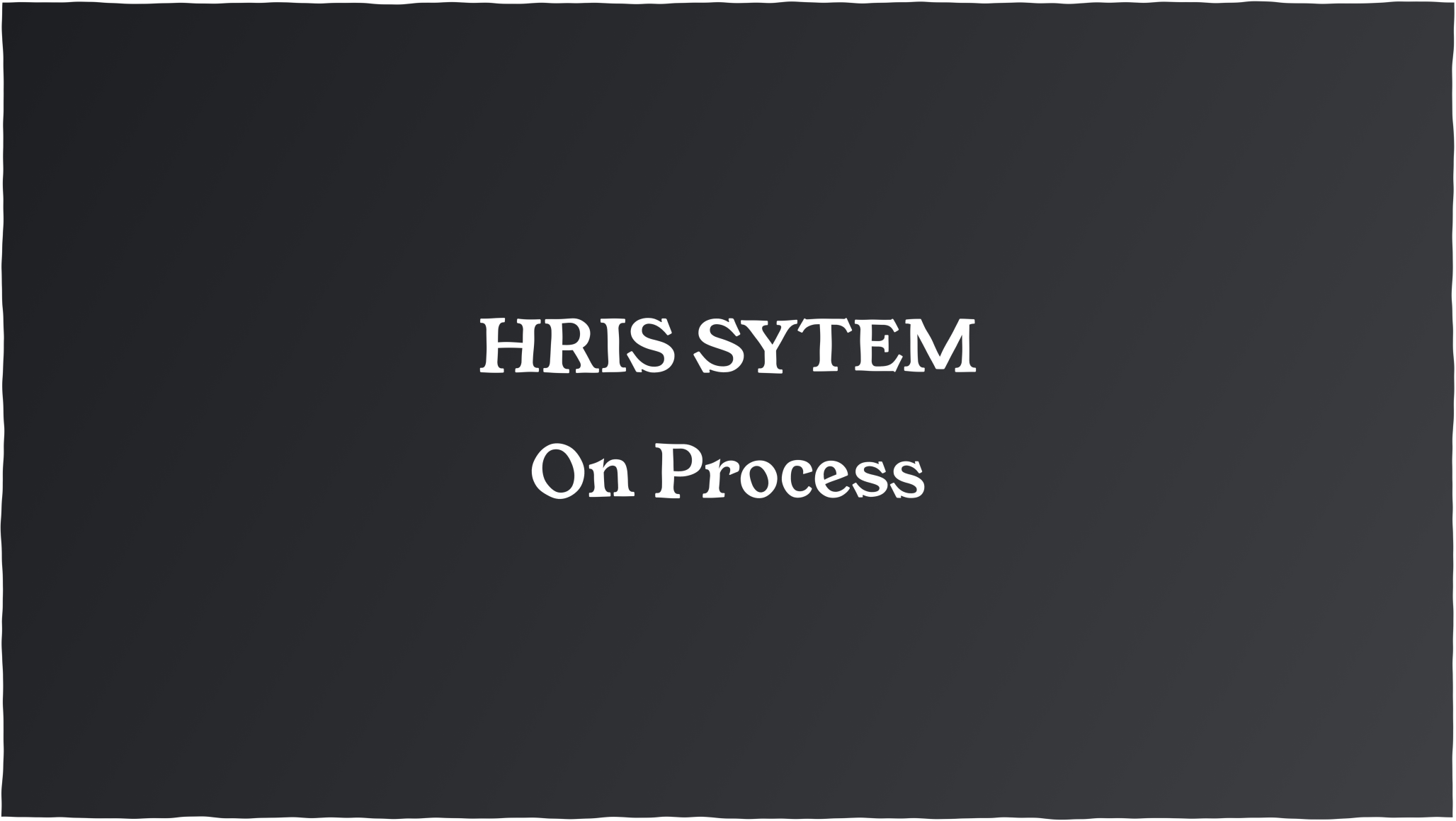 HRIS screenshot